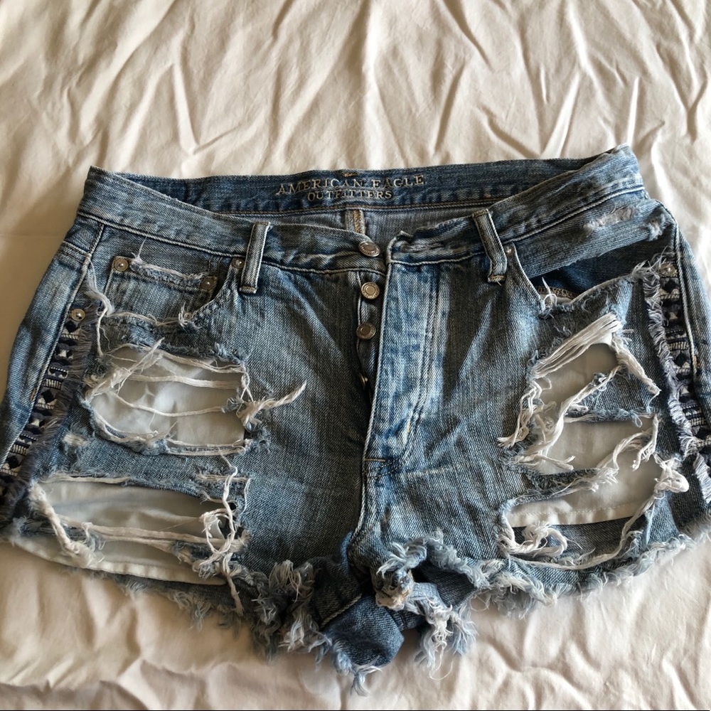 American Eagle Vintage Hi Rise Festival shorts